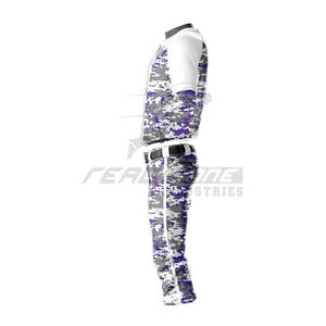 Conjunto de pantalones de camisetas de béisbol y softbol hecho a medida de secado rápido Uniformes OEM transpirables y bordados - Product Image 6