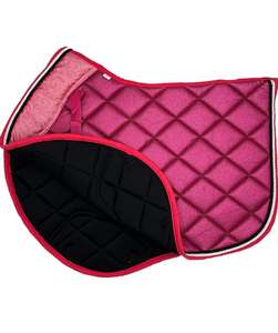 Ensemble de coussinets de selle de dressage équin rose Style de saut avec remplissage en coton Sublimation Matchy Set pour cheval - Product Image 5