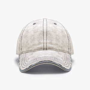 หมวกเบสบอลสีดำผ้ายีนส์ปรับได้สำหรับทั้งชายและหญิงหมวกสำหรับคุณพ่อทำจากผ้าฝ้ายโพลีเอสเตอร์/ ปรับโลโก้ได้ตามต้องการ - Product Image 6