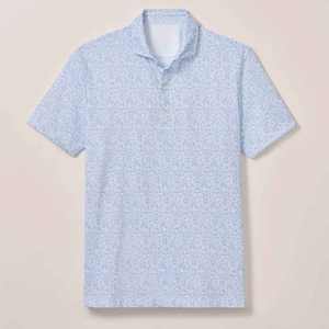 Polos de golf personnalisés par sublimation avec logo brodé, polos de sport pour hommes, haute qualité 2026 - Product Image 5