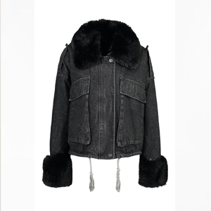 Chaqueta vaquera de alta calidad para mujer, novedad de 2025, precio al por mayor, chaqueta vaquera de manga larga a la moda para mujer - Product Image 6