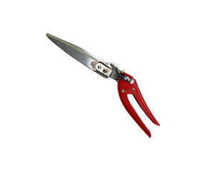 90 Degree Rotating Grass Cutting <b>Shear</b> with Anti-Slip Grip Chrome Plated S50C Carbon Steel Blades (Silver/Green/Red) - Product Image 2