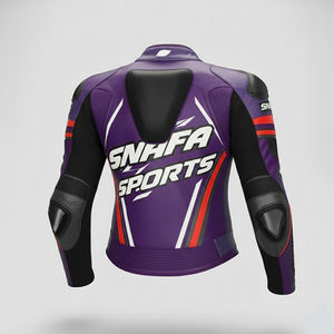 Blouson de moto en cuir lourd, blousons de moto en cuir souple avec ventilation, nouvelle arrivée, blouson de moto en cuir - Product Image 2