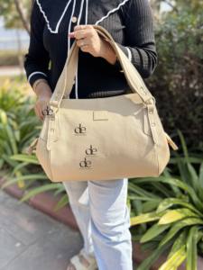 Ensemble de deux sacs à main en cuir véritable, sac fourre-tout et sac bandoulière, sac à main élégant, vente la plus chaude, derniers sacs de créateurs pour femmes, multi-usages - Product Image 2