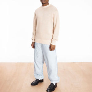 Pull en cachemire pour homme, chaud pour l'hiver, tricot doux, confortable, vêtement d'extérieur, flexible, respirant, durable, logo frontal en laine - Product Image 3