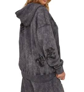 ชุดวอร์มทรงถุงสำหรับผู้หญิงชุดออกกำลังกาย2ชิ้นสำหรับใส่ได้ทั้งชายและหญิง - Product Image 3