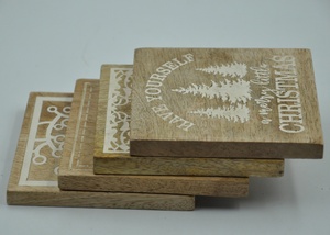 Wooden coaster Coasters Hexagon Coaster for Kitchen Drinkware Cups <b>Hot</b> Seller Custom <b>Stone</b> Accessories Classic OEM Customized - Product Image 6