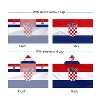 Cape de supporter de football 100 % polyester, personnalisable avec drapeau de pays (Croatie, Allemagne, Italie, etc.), idéale pour les événements sportifs en Europe