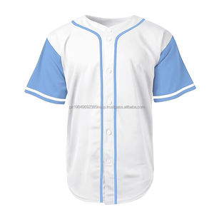 Precio de fábrica, camisetas de béisbol, sublimación personalizada para hombre, moda en blanco, Aqua, antibacteriano, Softball, Jersey, sublimación - Product Image 5