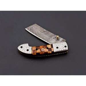 Damascus Steel <b>Folding</b> <b>Knife</b> Professional Outdoor Small <b>Folding</b> Pocket <b>Knife</b> Wholesale 2024 New Design Outdoor Camping <b>Knives</b> - Product Image 4