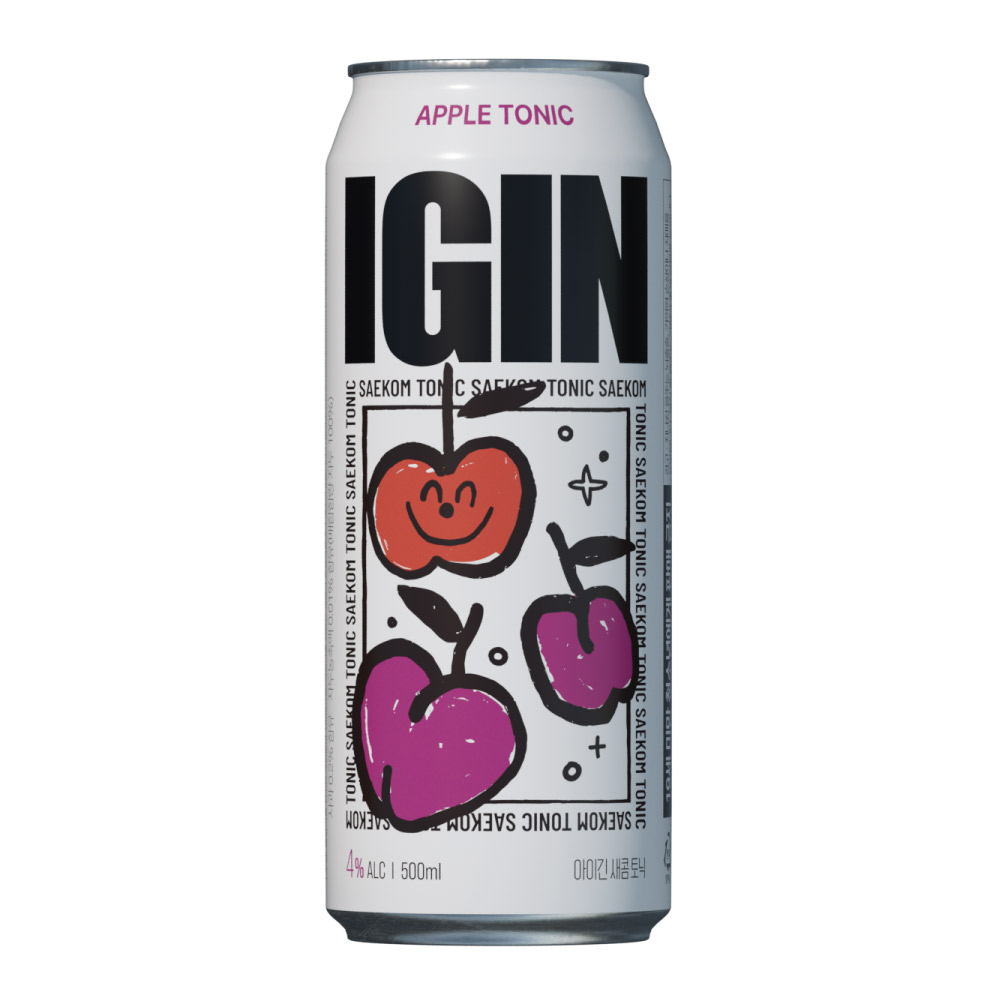 IGIN] Alcoholic Drink Apple Tonic 500ml Alcoholic Beverages