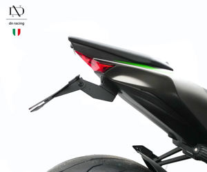 Support de plaque d'immatriculation compatible avec Kawasaki Z1100 Z1100 2026 BASE en acier inoxydable fabriqué en Italie - Product Image 1
