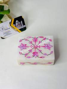 Caja de Joyería de Mármol Natural con Incrustaciones Hechas a Mano, Estilo Personalizado, Métodos de Impresión, Alta Calidad, Disponible al por Mayor, al Mejor Precio - Product Image 5