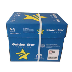 Papel de impresión de alta calidad en blanco Escuela Oficina Uso Papel A4 Papel Gold Star 80 GSM De Tailandia Venta caliente - Product Image 1