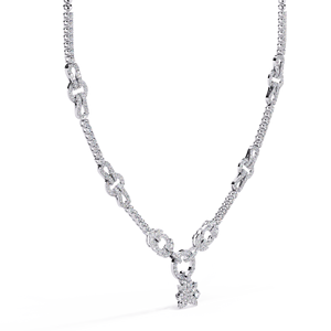 Los mejores precios en la colección de joyería fina de collar de diamantes de moissanita de oro amarillo de 14 quilates a la venta - Product Image 4