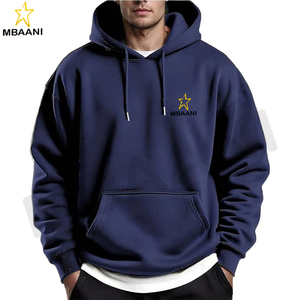 Sweat-shirt décontracté à manches longues avec capuche à cordon et poche kangourou - Product Image 1