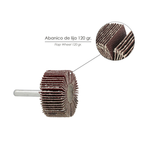 Disco Abrasivo Grana 120 Misura O/ 40 x 20 mm. - Product Image 3