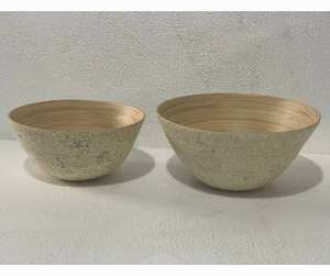 Bol de service authentique en bambou du Vietnam fait à la main et durable pour l'affichage de collations aux fruits Produit écologique Ustensiles faits à la main - Product Image 4