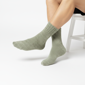 Chaussettes d'hiver thermiques pour hommes en laine, style vintage, douces, en coton épais, pour la maison, le bureau, l'école, la randonnée, cadeaux de Noël idéaux - Product Image 2