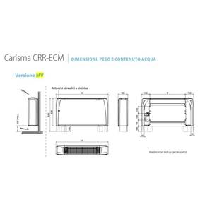 Unità Fan Coil Sabiana Carisma CRR ECM 2 1.5 kW Versione MV per Sistemi HVAC Domestici - Product Image 3
