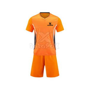 ชุดเสื้อฟุตบอลแบบแห้งเร็วชุดเสื้อแขนสั้นมีบริการ OEM - Product Image 5