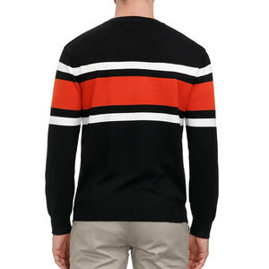 Qualité supérieure Logo personnalisé col rond hommes chandails tenue décontracté hiver utilisation en plein air hommes pull tricoté en bas quantité minimale de commande - Product Image 2