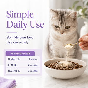 Suplemento Probiótico en Polvo para Gatos al por Mayor - Fórmula Diaria para el Equilibrio Digestivo con Bacillus Coagulans y Sabor Natural a Pollo - Product Image 5
