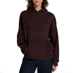 Sudaderas con capucha de mujer con estilo de alta calidad al por mayor sudaderas con capucha de mujer de nuevo diseño sudaderas con capucha de mujer de color sólido - Product Image 2