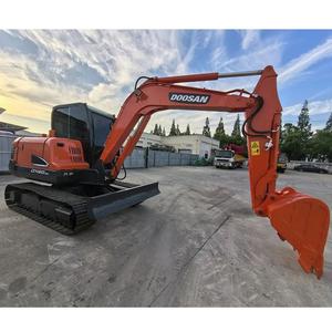 Petite pelleteuse Doosan d'occasion de 6 tonnes à construire, nouvelle pelle DX60 en bon état, pelleteuse Doosan d'occasion à vendre - Product Image 3