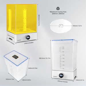 ELEGOO Mercury X Bundle, Accesorio para Impresora 3D, Estación de Lavado y Curado de Alta Eficiencia - Product Image 5