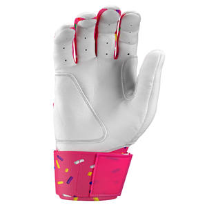 맞춤형 카베타 가죽 야구 소프트볼 배팅 장갑 프리미엄 품질 통기성 후크 루프 클로저 오른손잡이 성인 맞춤형 - Product Image 2