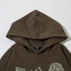 เสื้อแจ็กเก็ตมีฮู้ดลายกราฟิกไซส์ใหญ่พิเศษสำหรับทุกเพศเสื้อสเวตเชิ้ตแบบสวมหัวสำหรับซักกรดแบบวินเทจออกแบบโลโก้ได้ตามที่ต้องการ - Product Image 3