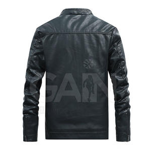 Nueva chaqueta de cuero para hombre de moda Material de alta calidad Chaqueta de invierno cálida y acogedora para caballeros - Product Image 2