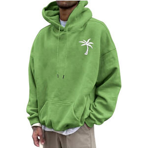 Sudadera con Capucha de Felpa 100% Algodón para Hombre, Diseño Sólido con Forro, Impresión Personalizada, Ajuste Holgado, Transpirable y de Secado Rápido para Invierno - Product Image 2