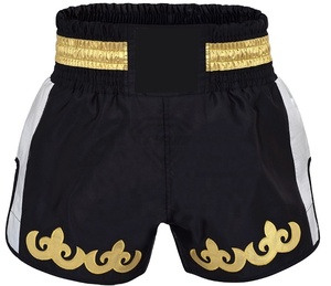 กางเกงชกมวยและ MMA แบบยูนิเซ็กซ์สำหรับผู้ชายและผู้หญิง  รับสกรีนโลโก้  ผ้าโพลีเอสเตอร์  ชุดต่อสู้ศิลปะการต่อสู้สำหรับมวยไทย  บริการ OEM มีให้บริการ - Product Image 1