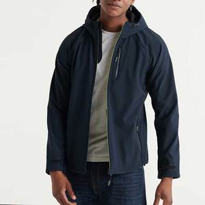 เสื้อแจ็คเก็ตซอฟต์เชลล์ผู้ชายแบบคอตั้ง ปี 2025 ดีไซน์ใหม่สั่งทำได้ คุณภาพสูง เคลือบผิวอย่างดี ตำแหน่งโลโก้ด้านหน้า ราคาขายส่ง พร้อมโลโก้ของคุณ - Product Image 1