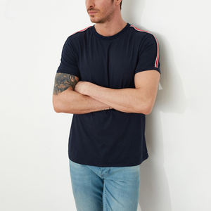 T-shirt uni surdimensionné lourd de haute qualité avec logo personnalisé, impression, broderie, t-shirt 100% coton pour hommes vierge - Product Image 1