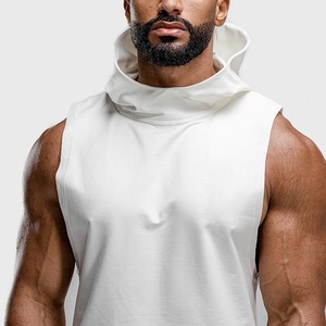 Wholesale Custom Cotton <b>Stringer</b> Gym <b>Vest</b> Fitness Singlet Workout Muscle Bodybuilding <b>Men's</b> Tank Tops - Product Image 3