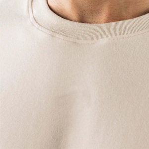 Vente en Gros 100% Coton Écologique Tricoté Été Solide Surdimensionné T-shirt Lourd avec Logo Personnalisé pour Hommes - Product Image 2