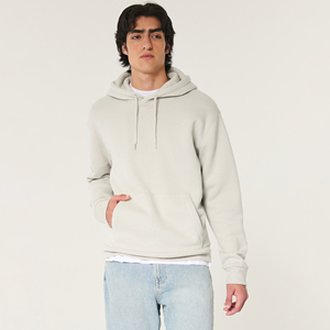 Alta calidad 500 GSM algodón grueso en blanco liso de peso pesado sudaderas con capucha de gran tamaño sin cuerda Unisex logotipo personalizado de talla grande sudaderas con capucha para hombres - Product Image 5