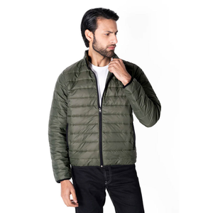 Mens Lightweight Quilted Jacket Zipper Front Insulated Outerwear For <b>Cool</b> Weather Casual And Outdoor Wear - Product Image 4