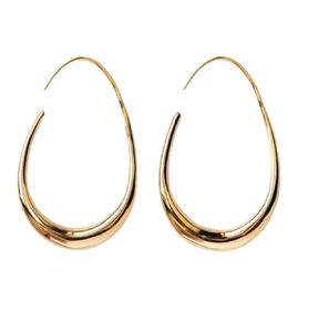 Foreign Trade Fashion Wire Big Size <b>Earring</b> <b>Hooks</b> Ear Wire Star Design Daily Use for Ladies Twist Design vintage floral studs - Product Image 5