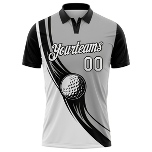 OEM Haute Qualité FASPAR Sports Chemise de Golf Homme Manches Courtes Boutonnée Décontractée Séchage Rapide 140g Polyester Spandex Imprimé - Product Image 3