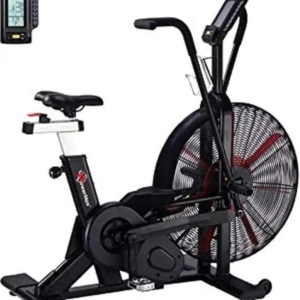Vélo d'exercice commercial PowerMax Fitness BA-2500C unisexe pour adultes, nouvelle technologie, connectivité Wi-Fi, portable pour tous - Product Image 2