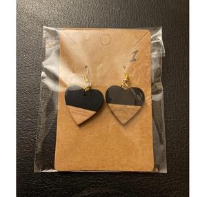 Boucles d'oreilles géométriques en résine pour femmes, bijoux faits à la main tendance, cadeaux d'anniversaire et style quotidien - Product Image 1