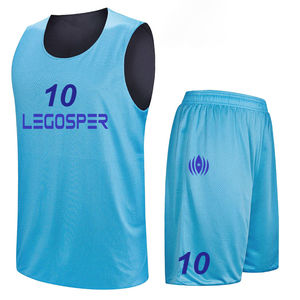 Uniforme de entrenamiento de baloncesto de verano para hombre impreso personalizado diseño de secado rápido - Product Image 2