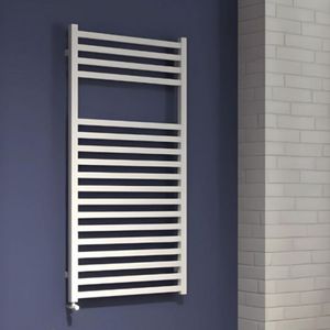 Bianco opaco portasciugamani termici portasciugamani quadrato radiatore bagno in formato Design elegante - Product Image 2