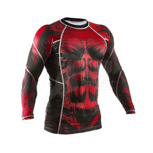 เสื้อแรชการ์ดแขนยาวสำหรับผู้ชายเสื้อแรชแบบเรียบง่ายออกแบบตามต้องการ - Product Image 1