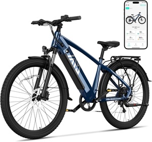 Bicicleta Eléctrica en Oferta - 1200W de Potencia Máxima, Neumáticos 27.5x2.25, Cuadro de Aluminio, Batería Extraíble de 48V 15AH - Product Image 1