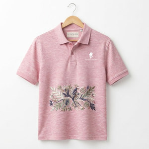 Camiseta Polo de Moda Masculina al por Mayor con Detalle Bordado Personalizado y Etiqueta de Tela Personalizada para Uso Casual - Product Image 1